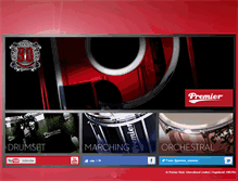 Tablet Screenshot of premier-percussion.com
