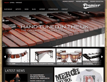 Tablet Screenshot of orchestral.premier-percussion.com